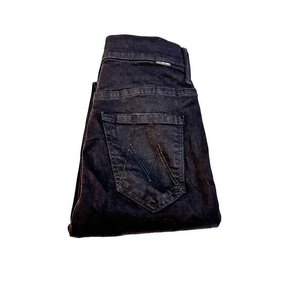Mother The Swooner Dagger Ankle Fray Baa Baa Black Sheep Denim Jeans Size 25 - Picture 1 of 12